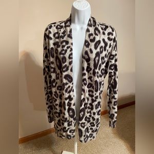 H&M Animal Print Cardigan Size M EUC